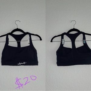 Alphalete Pulse Balance Sports Bra, Black, Small - $20